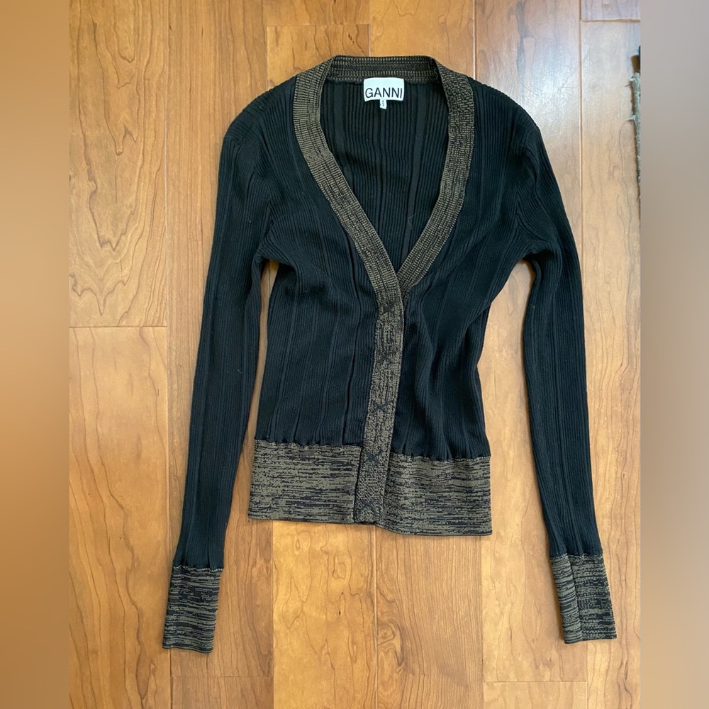 Ganni Button Up Cardigan